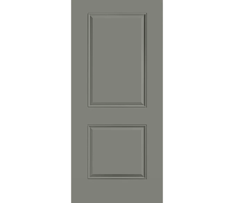 New York City 2 Panel Square Steel Entry Door