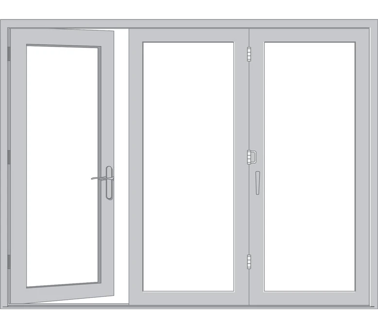 New York City Pella Architect Reserve Series Contemporary Bifold Patio Door