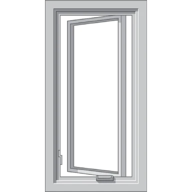 New York City Pella Hurricane Shield Series Vinyl Casement Window