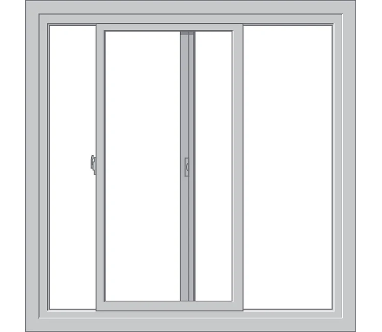 New York City Pella Hurricane Shield Series Vinyl Sliding Window